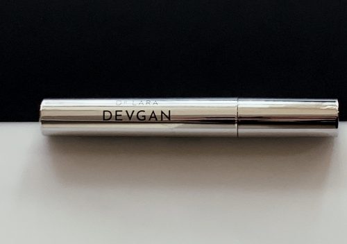 Photograph of Dr Lara Devgan Platinum Lip Plump SPF30 on a black and white background