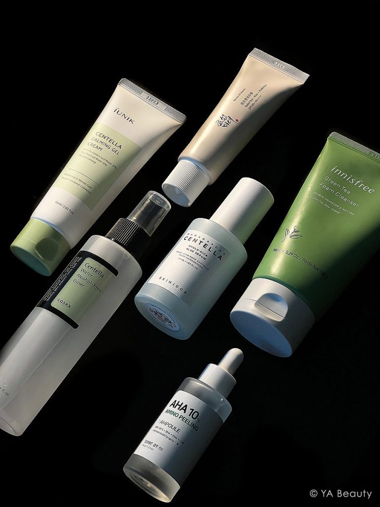 A care package box from Stylevana, an online retailr where you can buy k-beauty and j-beauty brands like Innisfree, Iunik, Beauty of Joseon, Skin1004, Some by Mi, and Cosrx in the US.