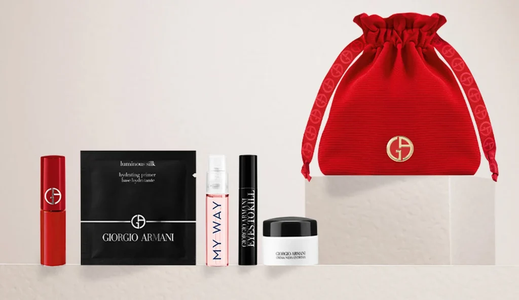 Beautiful Armani Beauty deluxe 6-piece GWP Gift with Purchase offer in 2023